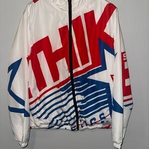 Red , White and Blue Ethik Windbreaker
